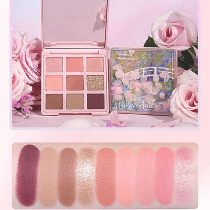 Eye Shadow Palette Lip Gloss Pressed Powder Set