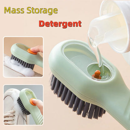 Soft Bristled Liquid Shoe Cleaning Brush