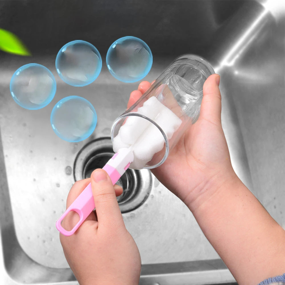 Bottle Cup Glass Cleaning Brush Tools