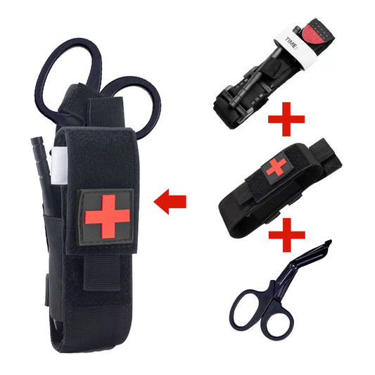 Tactical Military First aid kit Tourniquet Molle Survival set Pouch