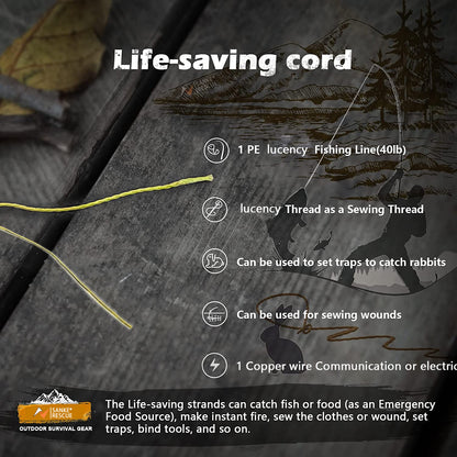 Paracord Survival Parachute Fire Cord Survival Ropes