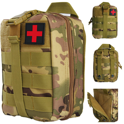 Military Survival IFAK Gear Molle Bag Medical Emergency Survival First Aid Kit