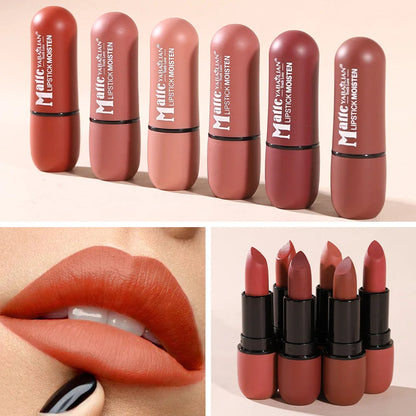 Velvet Matte Lipstick Collection - 6 Gorgeous Shades