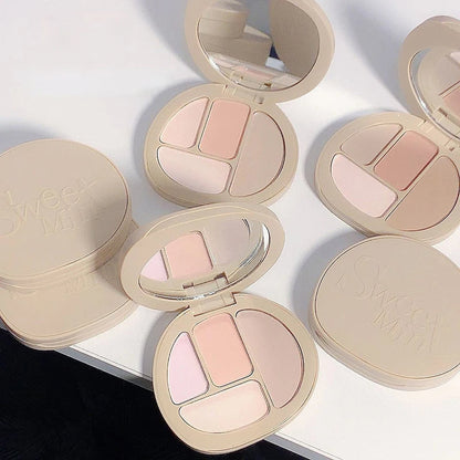 Matte Contour Palette - Sculpt, Illuminate, and Blush with Lasting Radiance