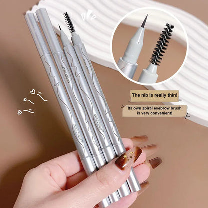 Waterproof Long Lasting Natural Dark Brown Liquid Eye Brow Pencil