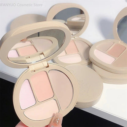 Matte Contour Palette - Sculpt, Illuminate, and Blush with Lasting Radiance