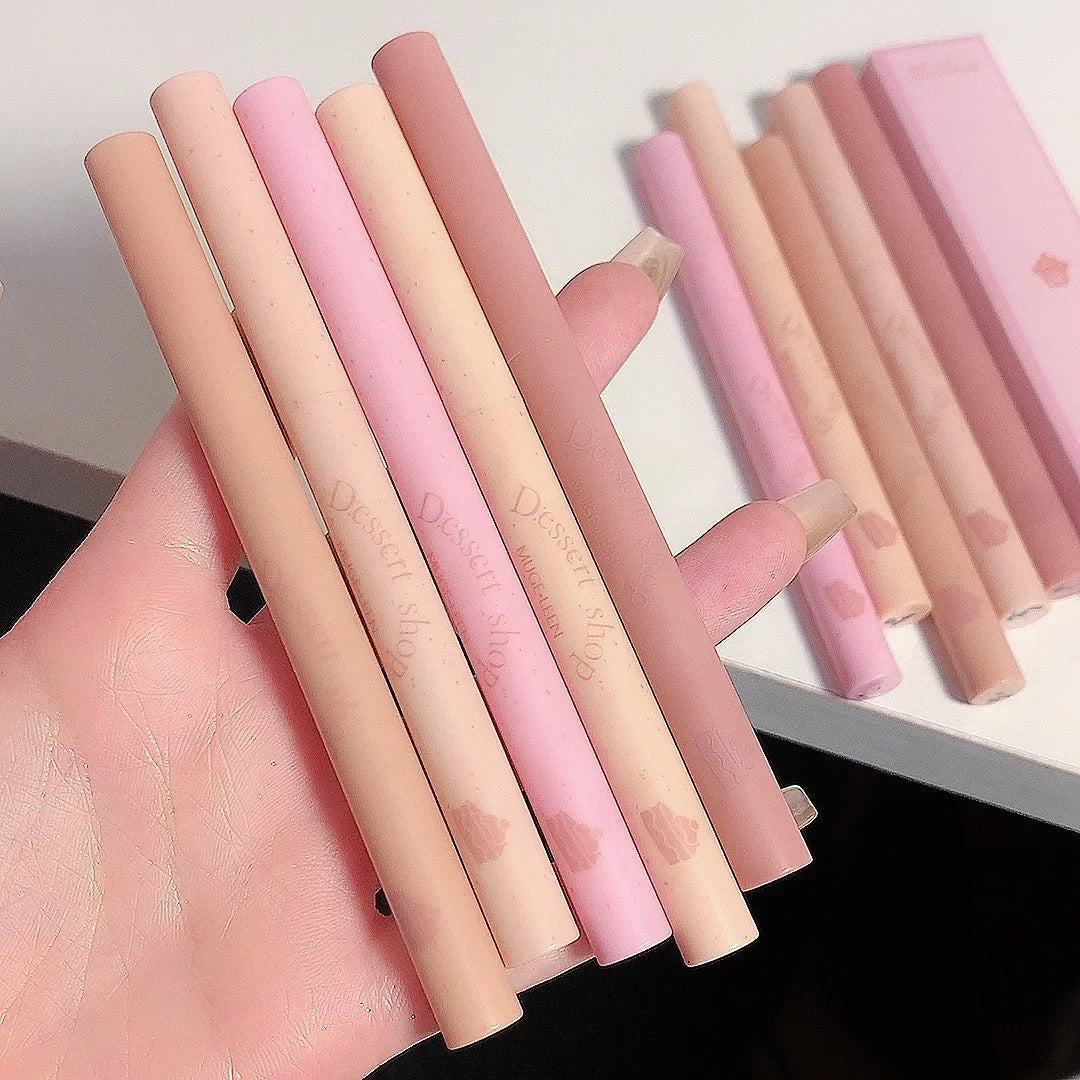 Waterproof Nude Pink Lip Liner - Matte Perfection, Long-lasting Contour