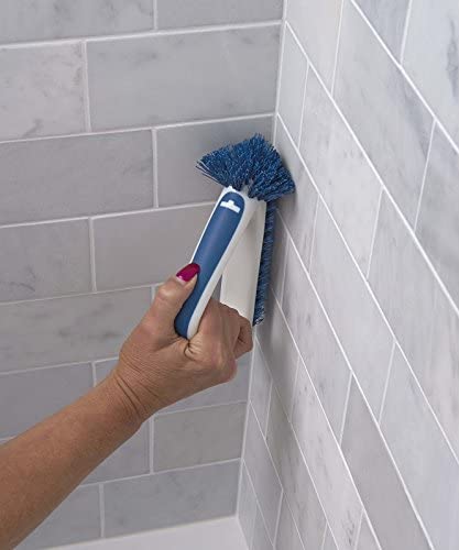 Unger 2-in-1 Grout and Corner Scrubber Brush Tool