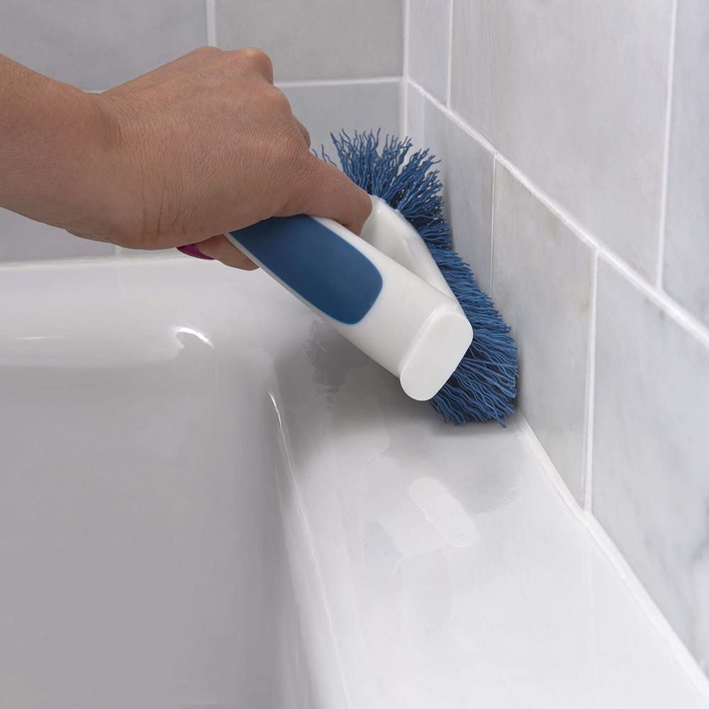 Unger 2-in-1 Grout and Corner Scrubber Brush Tool