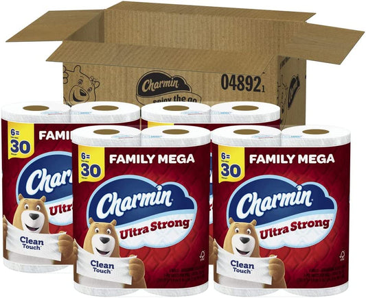 Charmin Ultra Strong Toilet Paper 18 Family Mega Rolls