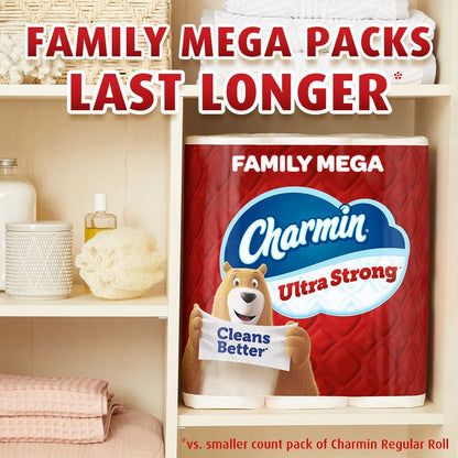 Charmin Ultra Strong Toilet Paper 18 Family Mega Rolls