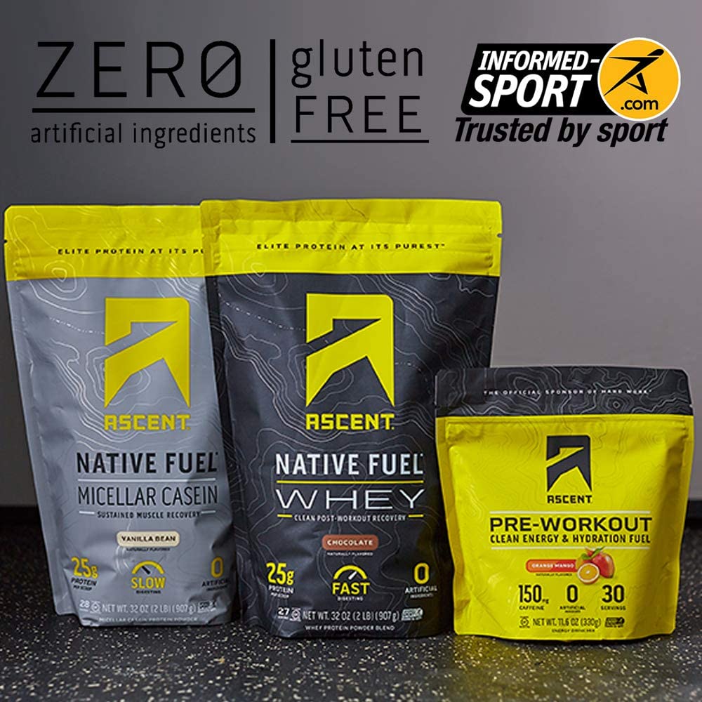 Ascent Native Fuel Whey Protein Powder