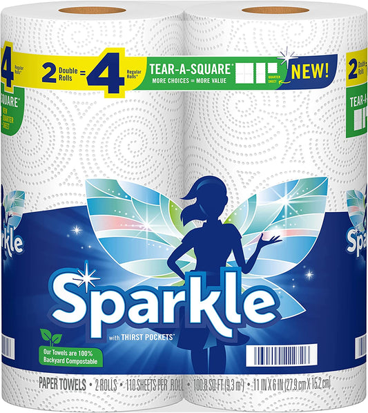 Sparkle® Tear-A-Square® Paper Towels