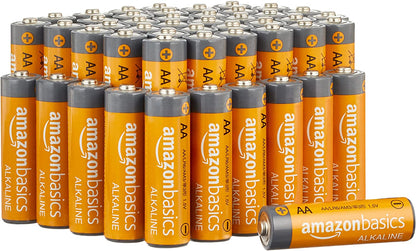 Amazon Basics 48 Pack AA High-Performance Alkaline Batteries