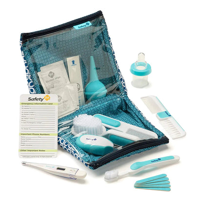 Safety 1st Deluxe 25-Piece Baby Healthcare and Grooming Kit (Arctic Blue)