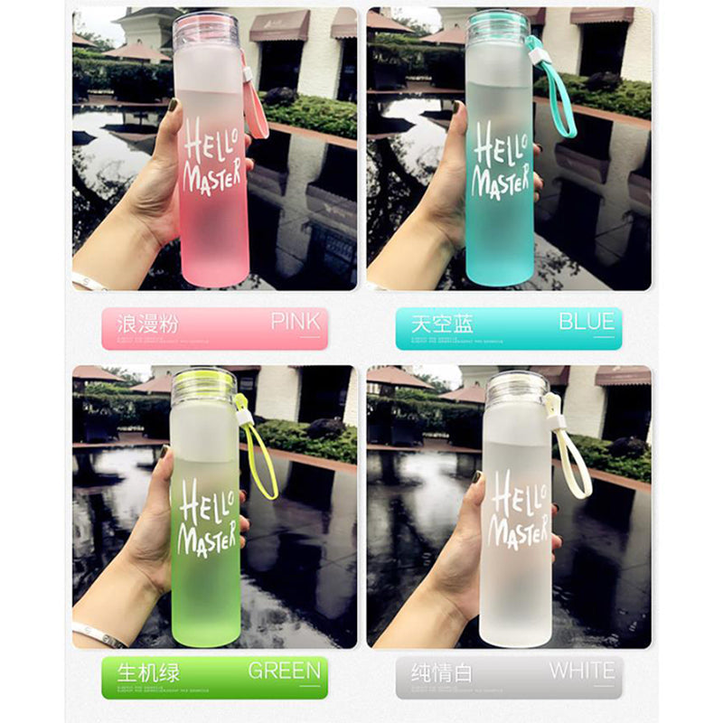 Wholesale vaso de agua frosted portable bottle