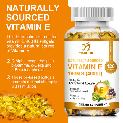 Vitamin E Immune System & Skin Nutrition Supplement